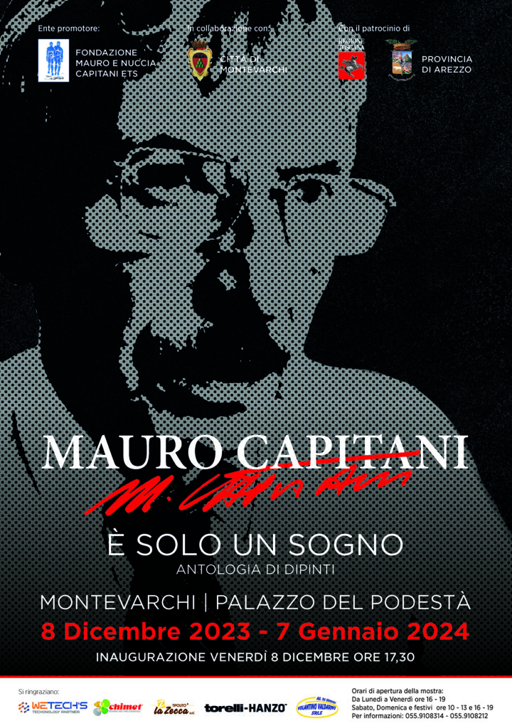 “E’ solo un sogno”, dopo 25 anni Mauro Capitani torna ad esporre le sue opere al palazzo del Podestà